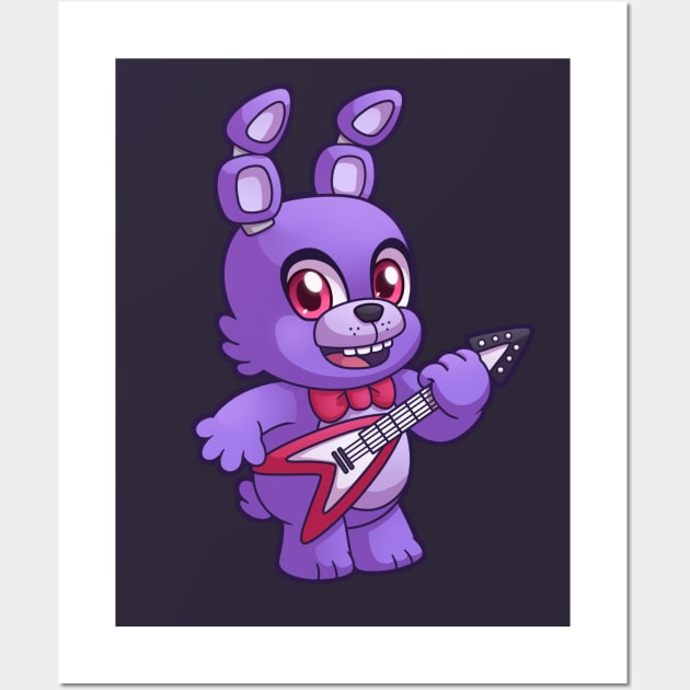 FNAF Bonnie Wall Art by ChristaDoodles